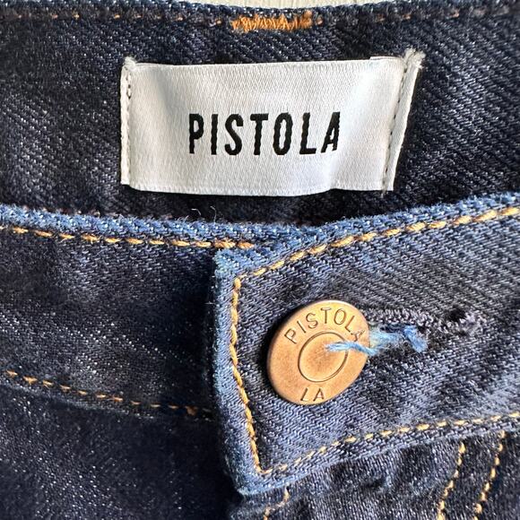 Pistola Ryder Cuffed Straight Dark Wash Jeans - Picture 11 of 11